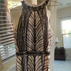 Beaded mini dress